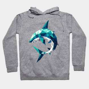 Geometric Shark 1 Hoodie